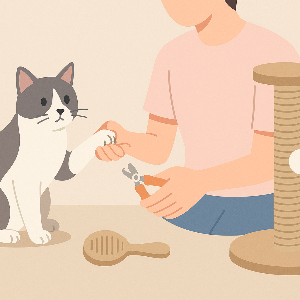 고양이 발톱 관리와 스크래처 설정법 완벽 가이드! 🐾