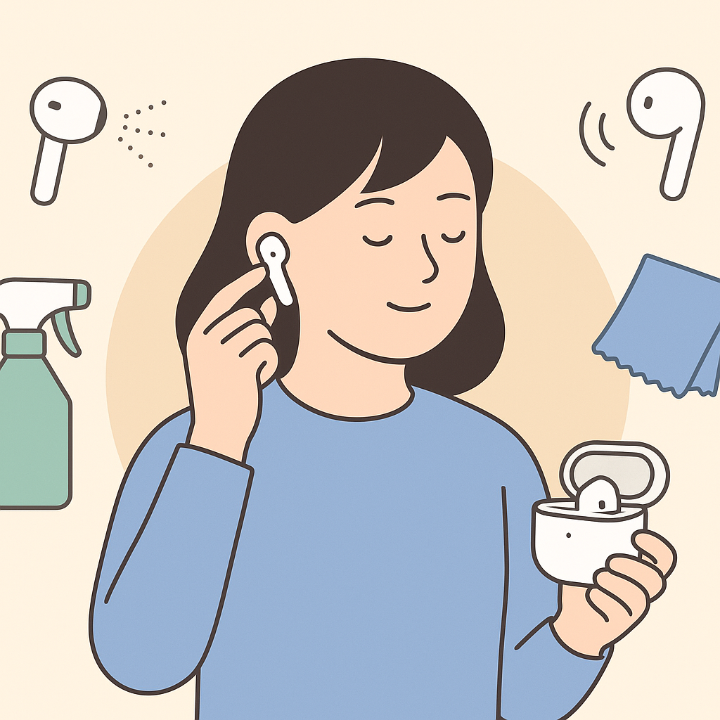 무선 이어폰, 이렇게 관리하면 오래간다! 🎧